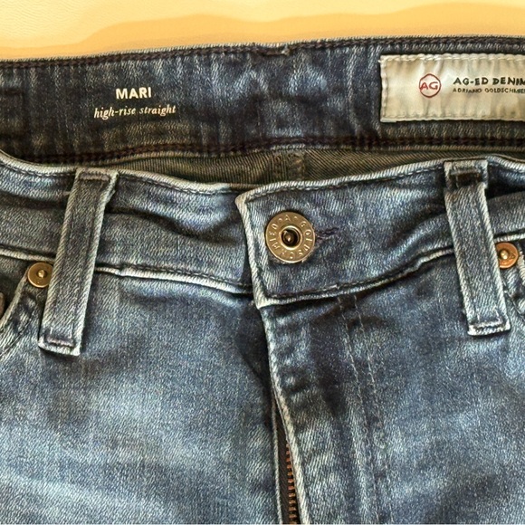 AG Jeans- Mari High-Rise Straight Jeans - Picture 3 of 7